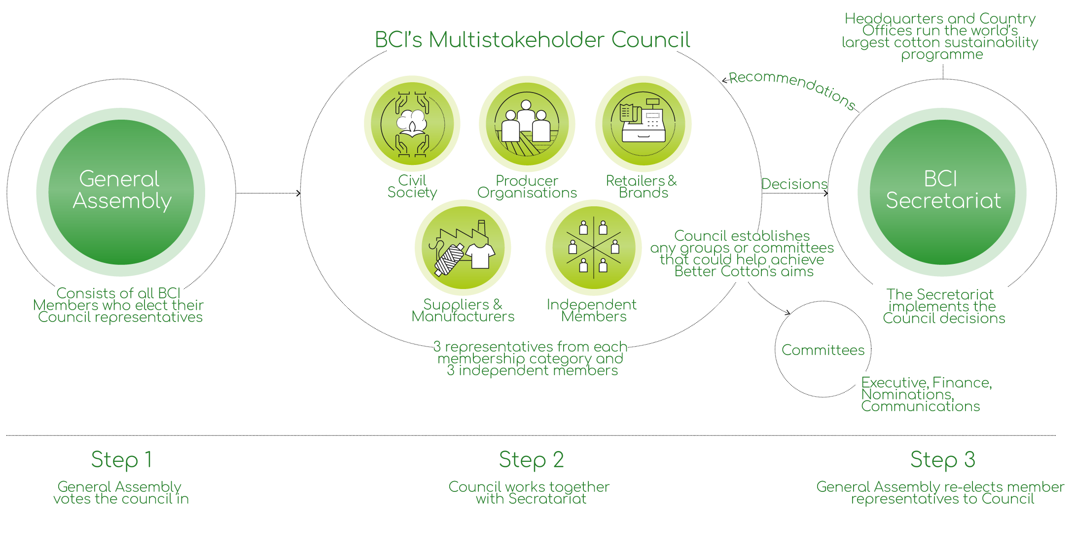 Our organisation infographic