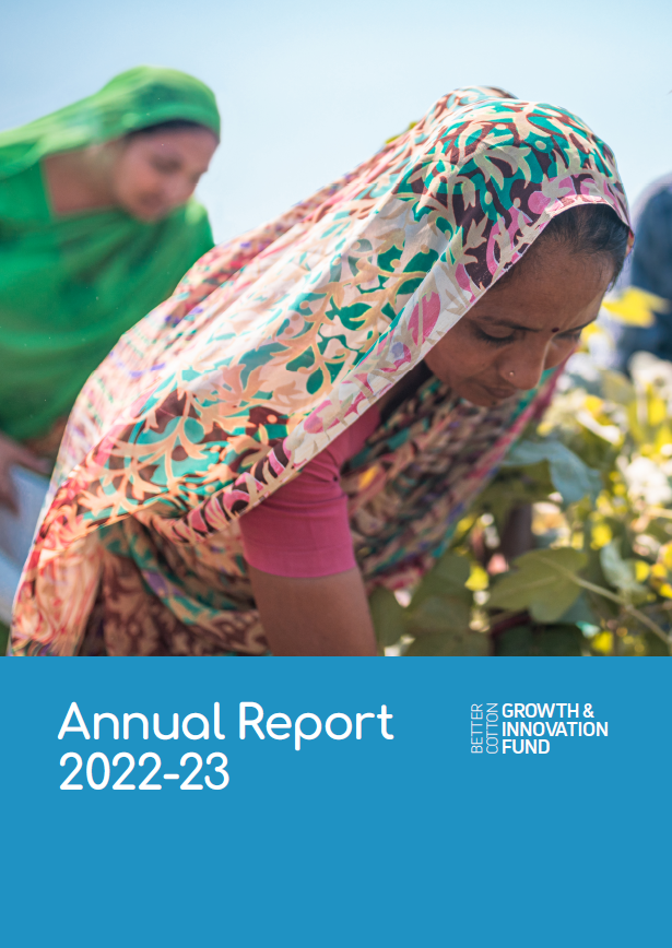 Relatório Anual do Fundo para o Crescimento e Inovação do Better Cotton 2022-23